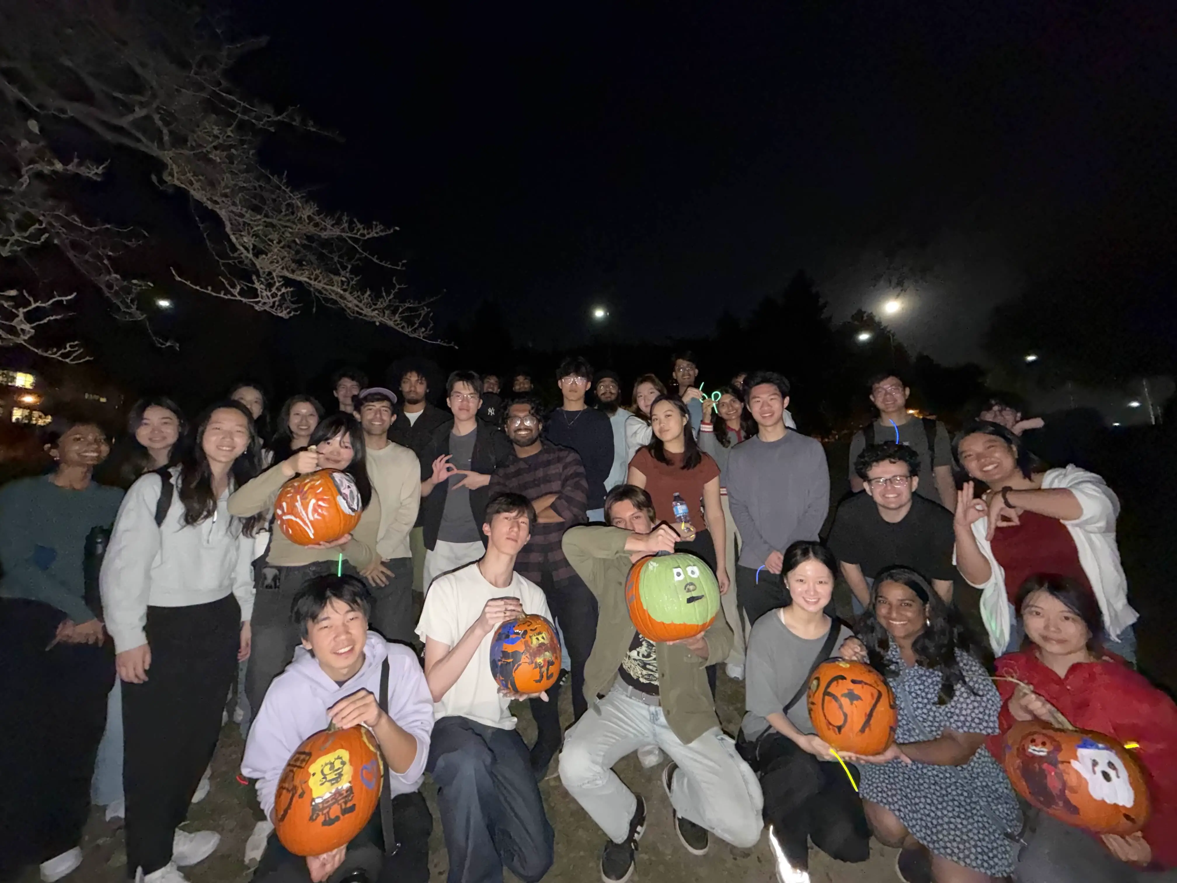 F25 pumpkin carving social